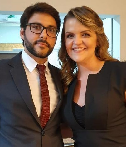 Colunista Rangel Strasser Filho e Francislaine Coimbra